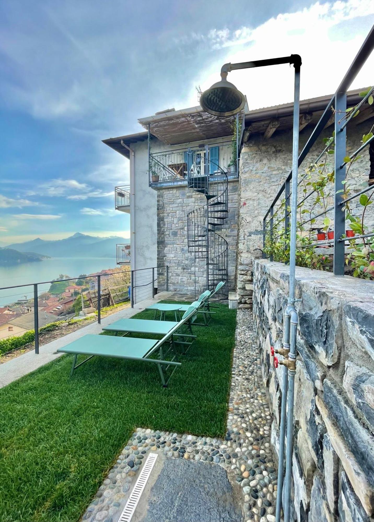 Il Noce Lake View Apartment Lezzeno Kültér fotó