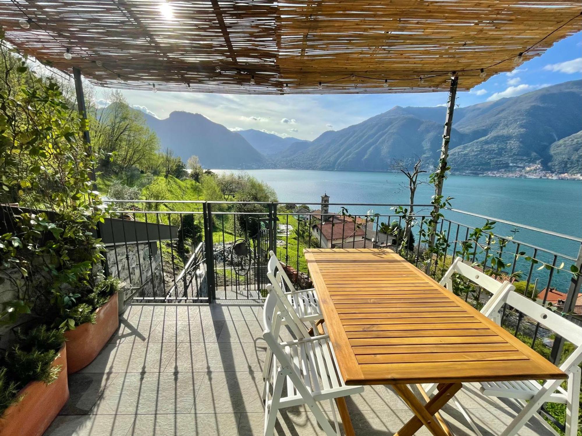 Il Noce Lake View Apartment Lezzeno Kültér fotó